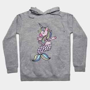 Unicorn, Mermaid, Cute Unicorn Lover Hoodie